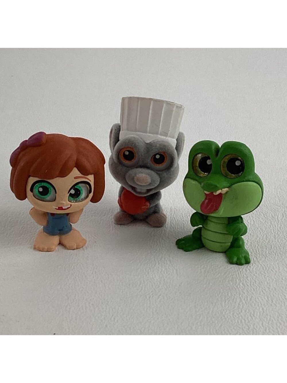 Disney Doorables Mini Figures Tick Tock Croc Remy Flocked Ratatouille Ellie Up